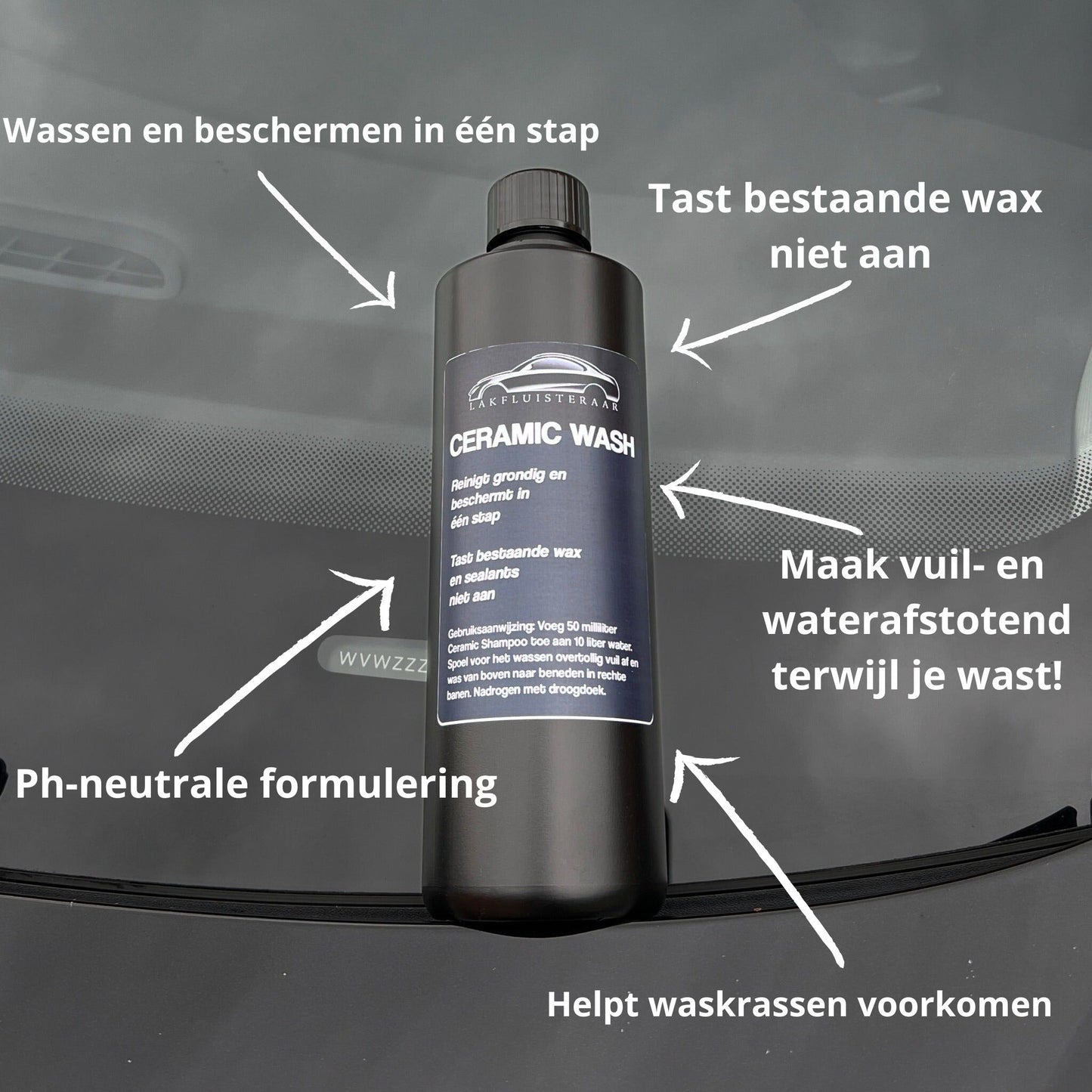 Autoshampoo met lakbescherming